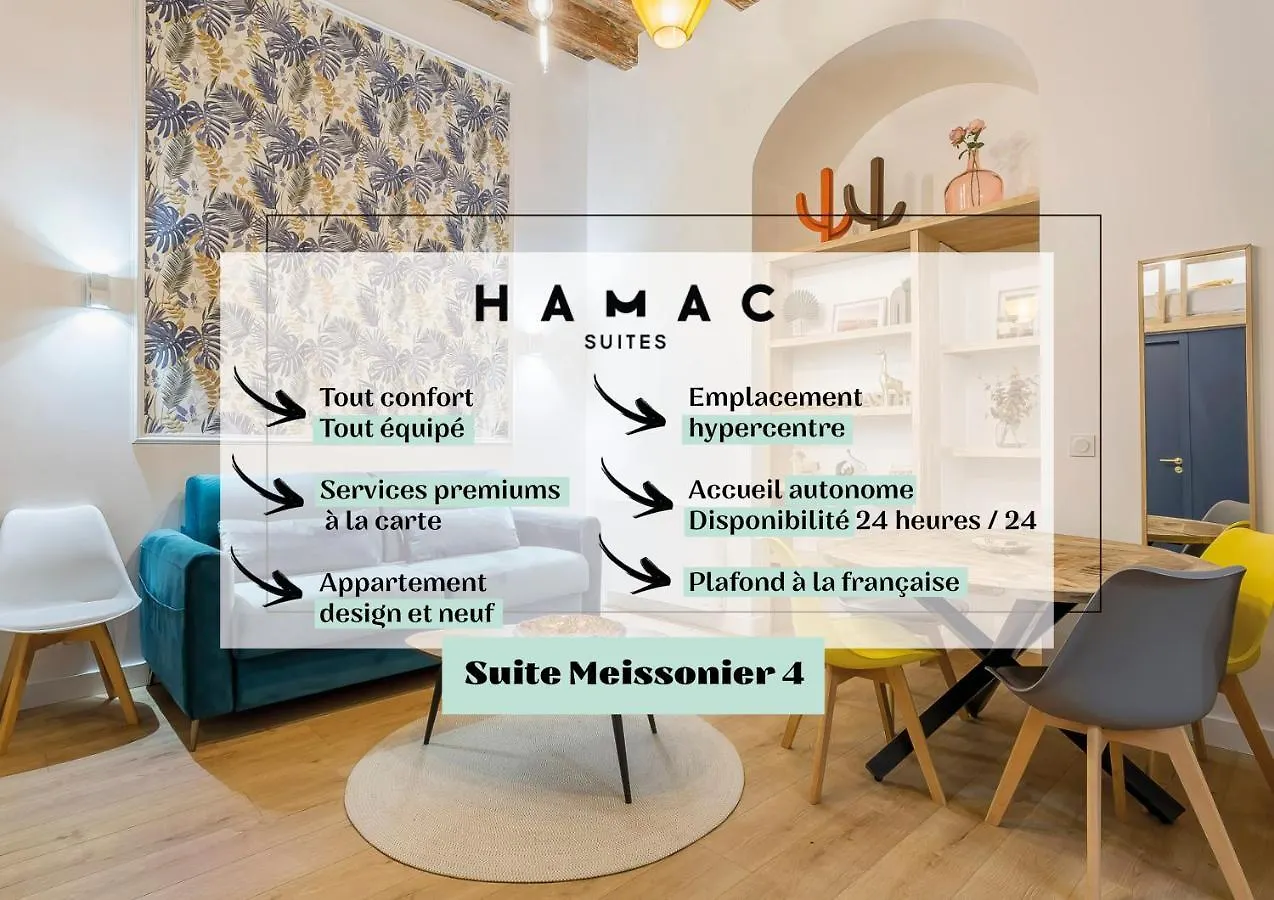 Hamac Suites - Meissonier 4 contacts